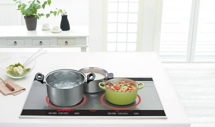 nồi sử dụng bếp điện từ