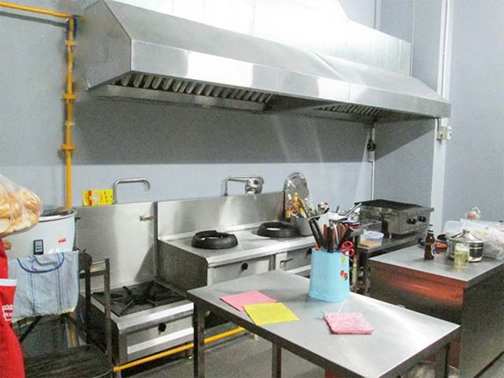 thiết kế bếp nhà hàng nhỏ
