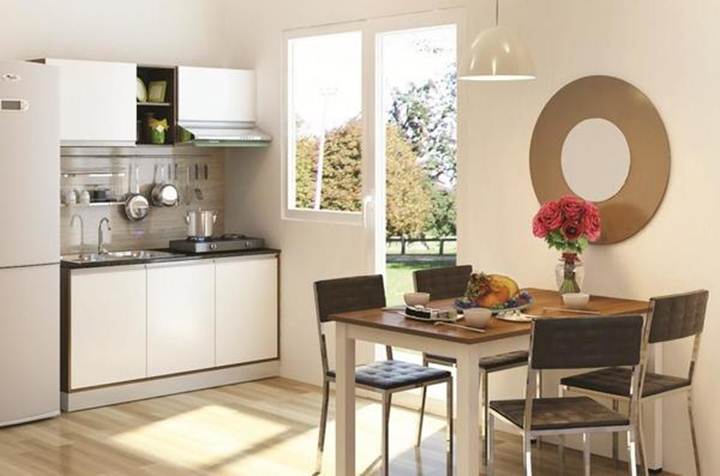 thiết kế nhà bếp cấp 4