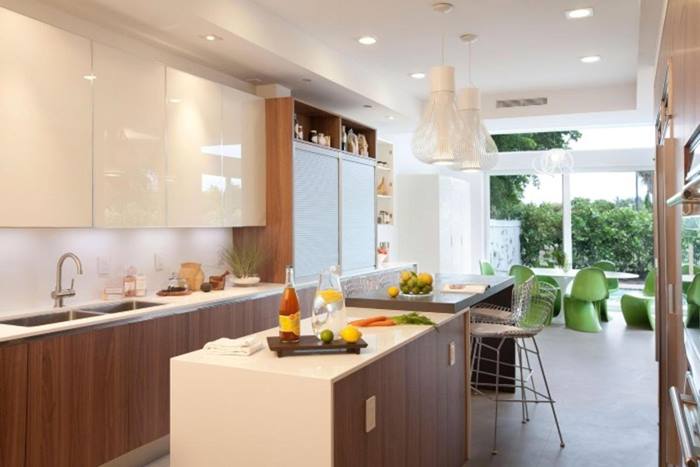 thiết kế nhà bếp không gian mở
