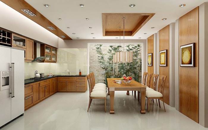thiết kế nhà bếp và phòng ăn hợp lý