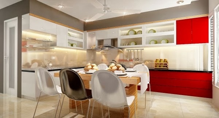 thiết kế nhà bếp cho nhà cấp 4