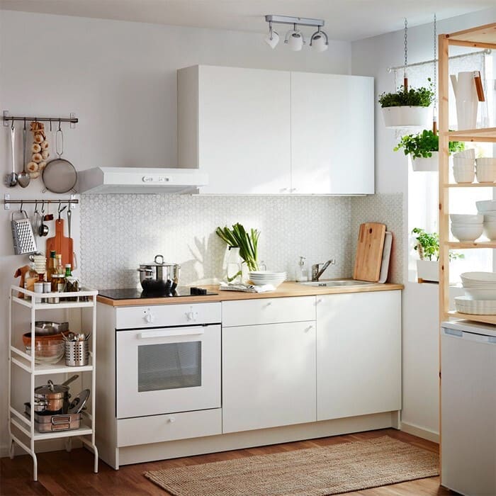 thiết kế nhà bếp nhỏ hẹp