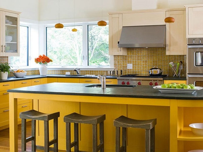 thiết kế nhà bếp phong thủy