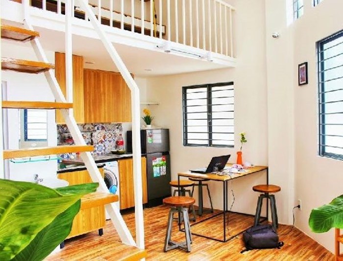 thiết kế nhà bếp phòng trọ