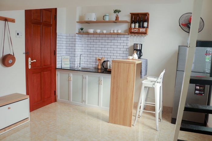 thiết kế nhà bếp phòng trọ