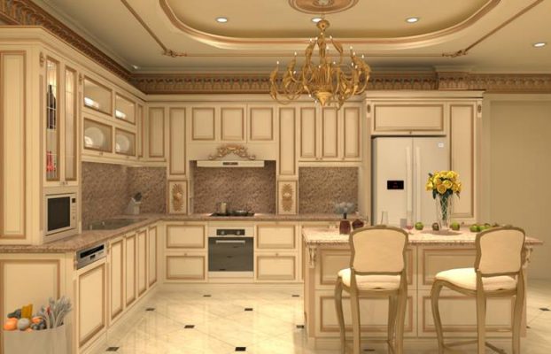 thiết kế nhà bếp kiểu Châu Âu