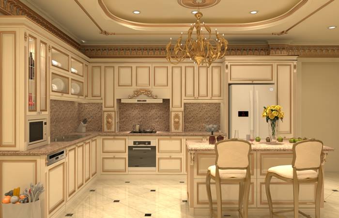 thiết kế nhà bếp kiểu Châu Âu
