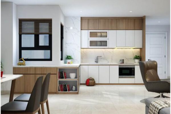 thiết kế nhà bếp chung cư