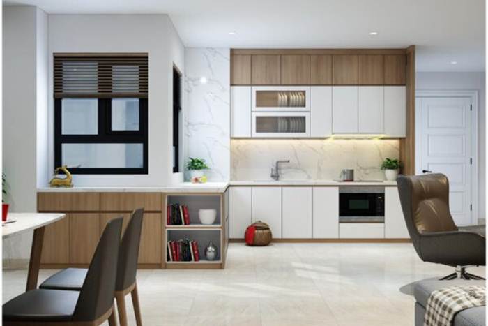 thiết kế nhà bếp chung cư