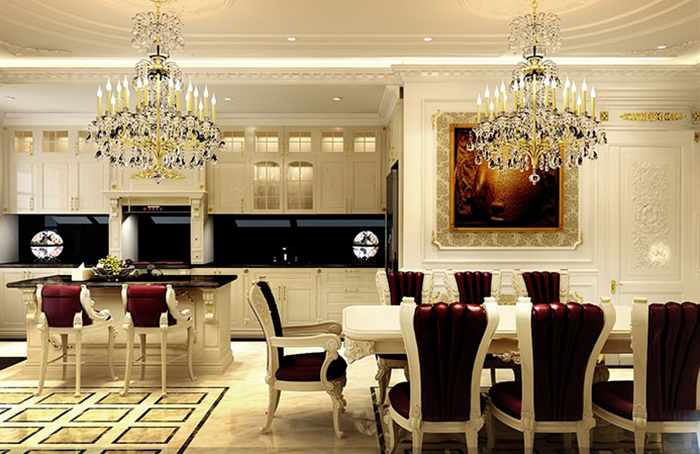 thiết kế nhà bếp hợp phong thủy