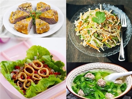 các món ăn ngon không dầu mỡ